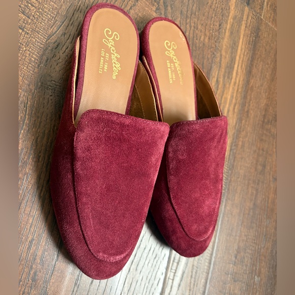Seychelles Shoes - Seychelles Women's Deep Red Suede Loafers